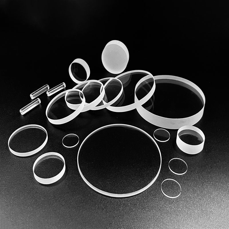 Customize Round Clear Silica Quartz Plate Circular Silica Quartz Wafer Quartz Glass Sheet