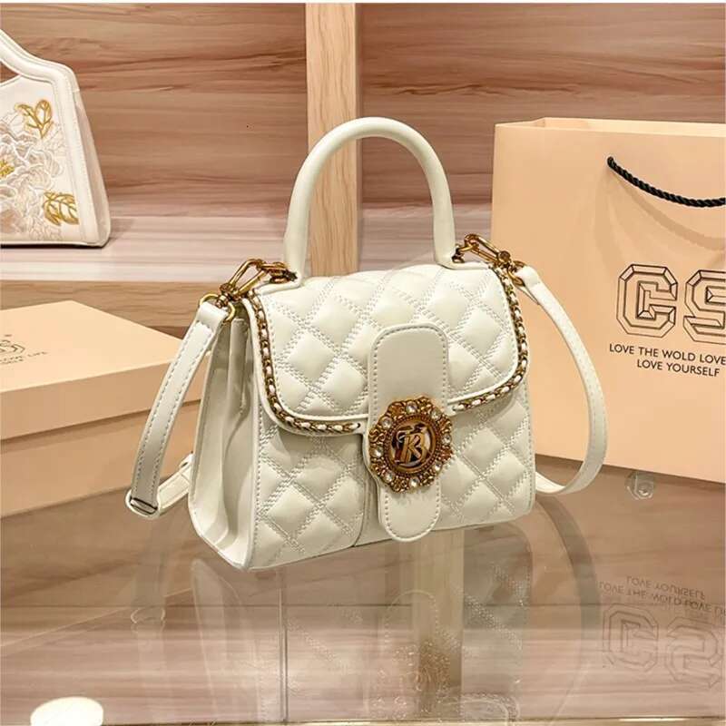 Women S Handbag New Autumn And Winter High End Texture Designer Light Dia Grid Single Shoulder Crossbody Bag Bag