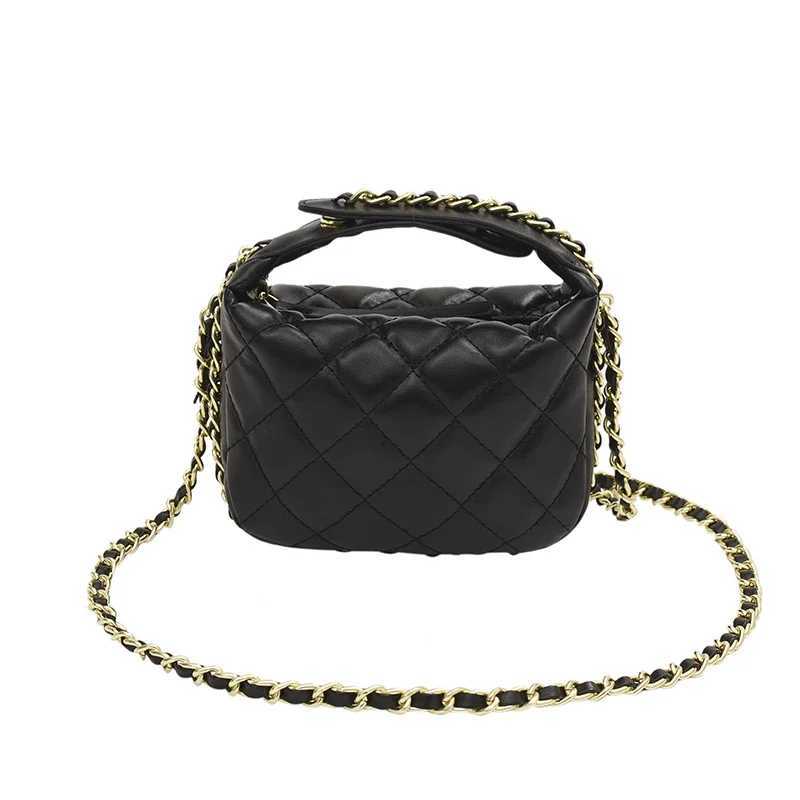 Womens Shoulder Bag 2023 Fashion Handbag Womens Cross shaped Laser Small Square Bag High quality Chain Bag Womens Handbag W250421