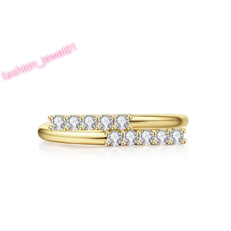 18K Yellow Gold Classic Style Lab Grown Diamond Ring for Wedding Engagement or Party Womens Jewelry Gift Idea