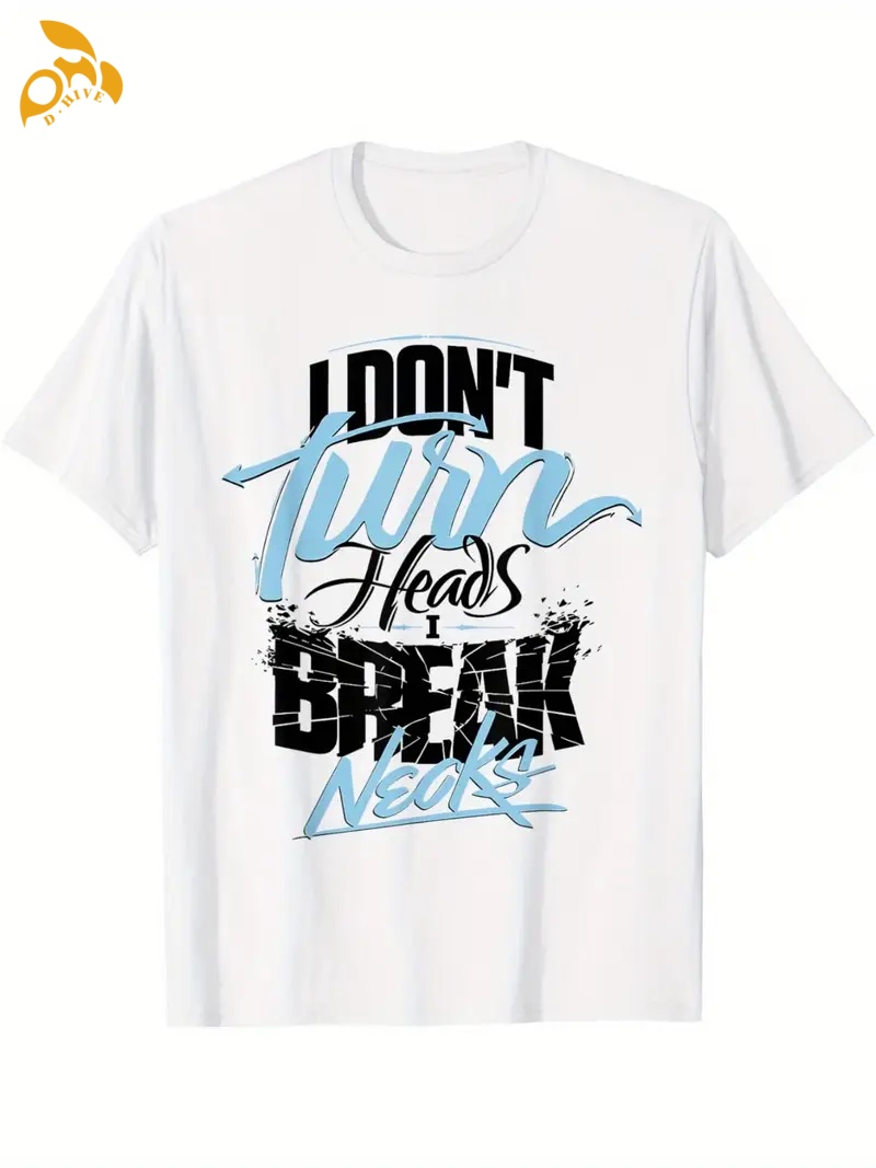 Men's Women's Fashion Casual shirt Summer shirt Round neck printing Logo unisex T-shirt S-6XL Customizable