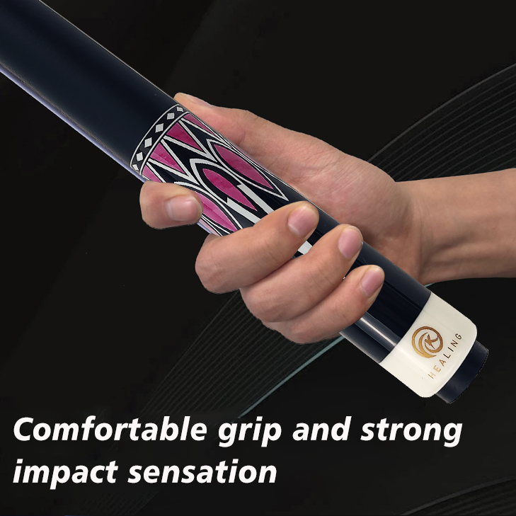 OKHEALING Billiards Cue Set Punch Break Cues 12.9mm Carbon Fiber Shaft for Pool Cue Game Black Technology Hard Tip Billard Stick