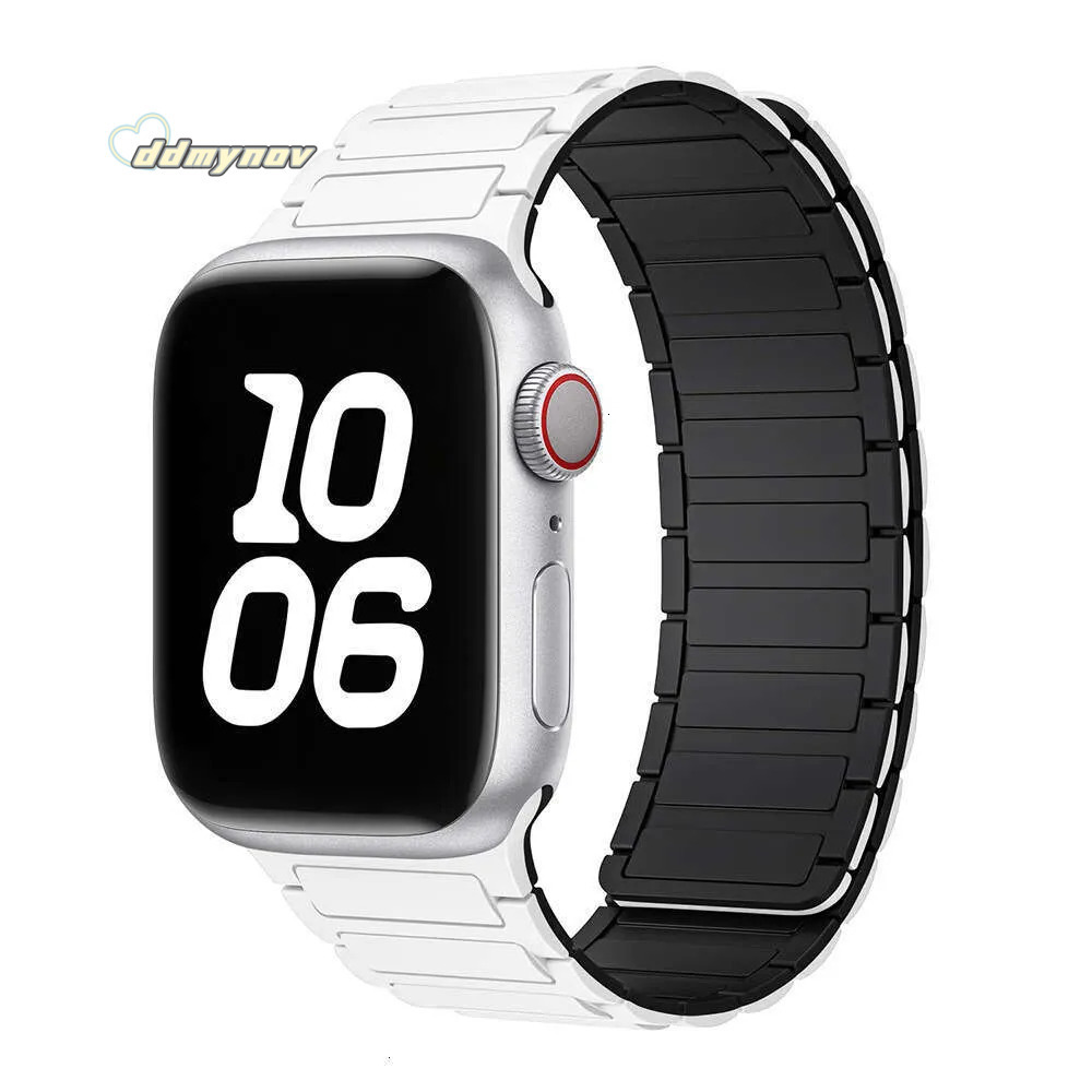 Same Style Compatible with S9 iWatch 10 Strap Apple Watch 8 Magnetic Silicone Ultra ddmynov