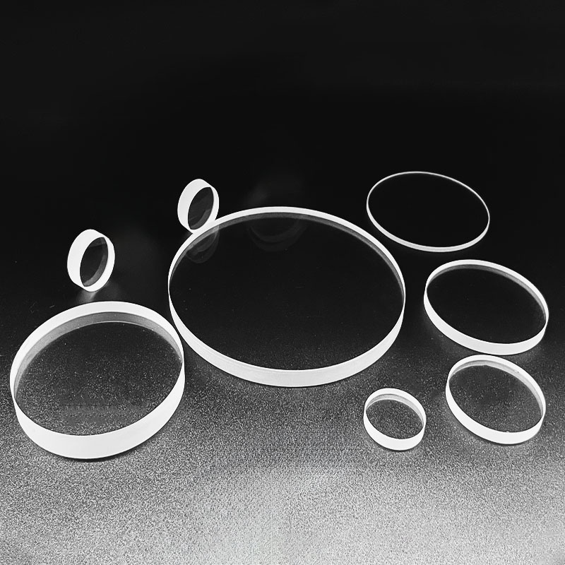 Customized Fused Silica UV Transparent Quartz Round Window High Temperature Resistant Quartz Plate