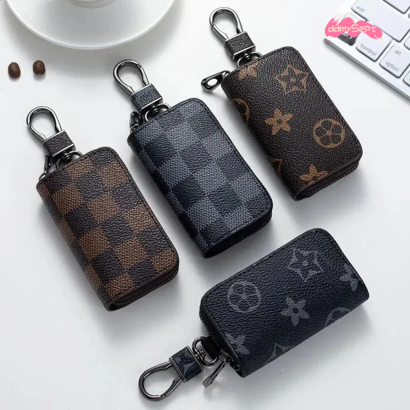 Protective Bag Mens Compact Ultra-Small Multi-Functional High-End Leather Case Large Capacity Car Key ddmysept