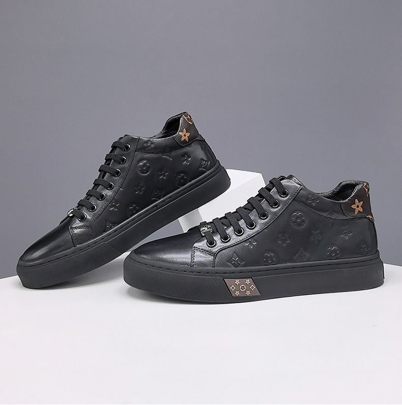 free shipping designer shoes men's autumn winter Korean casual sports thick-soled sports casual shoes white sneakers trendy fashionable versatile