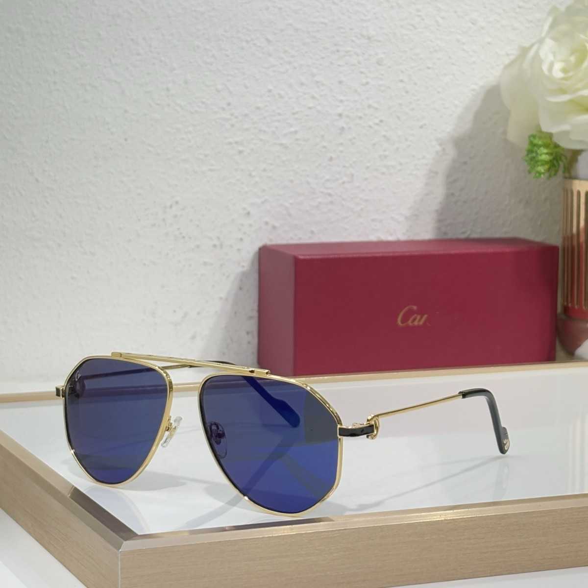 Luxury designer classic sunglasses Top quality New Fashion Personality Style Same Sunglasses Unisex Square Frame Men Trendy CT0356S
