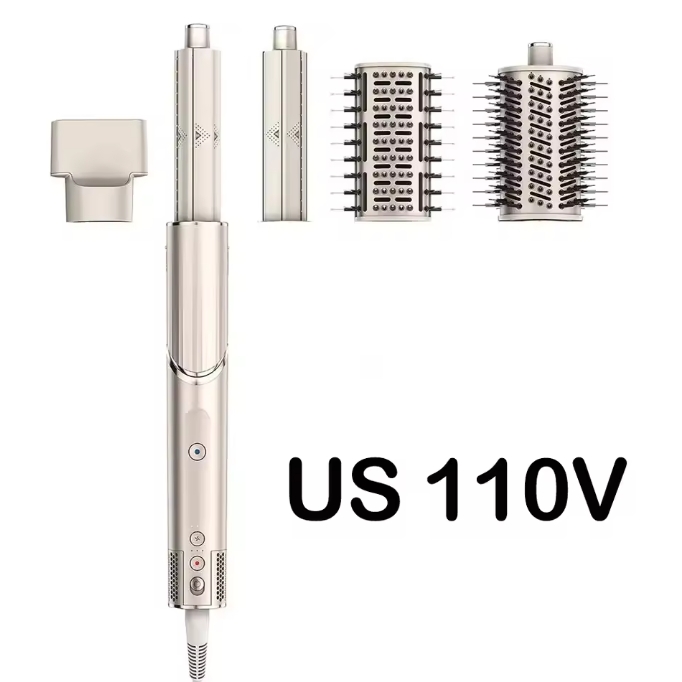 Shark HD430 FlexStyle Negative Ion Hair Dryer&Air Styler Wrap,5-in-1 Airwrap Brush & Multi-Styler With Auto-Wrap Hair Curlers
