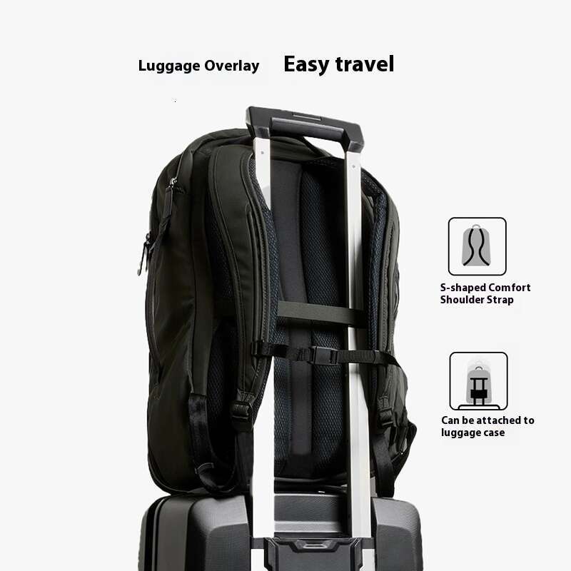 Commuter travel 30L lightweight men's business trip laptop bag 16 inch large capacity backpack for men