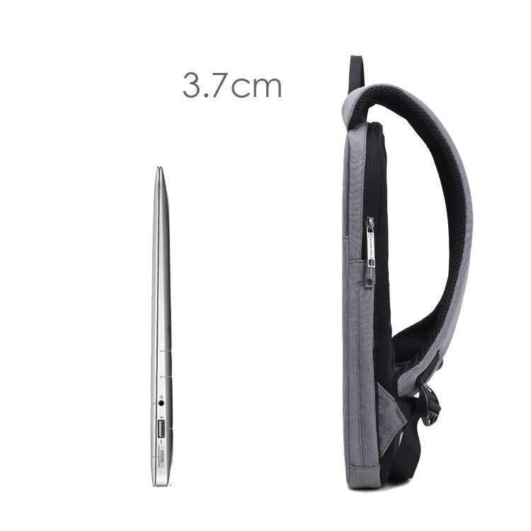 Ergonomic IT Professional Daypack: Stylish Lightweight Messenger Style for Computers Up To 15-Inch