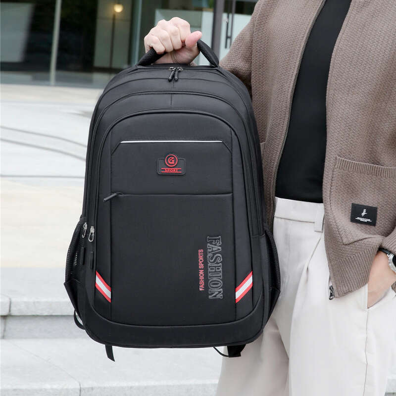 2025 new backpack for men with a high-end feel, business lightweight, college student travel computer backpack, commuting leisure bag
