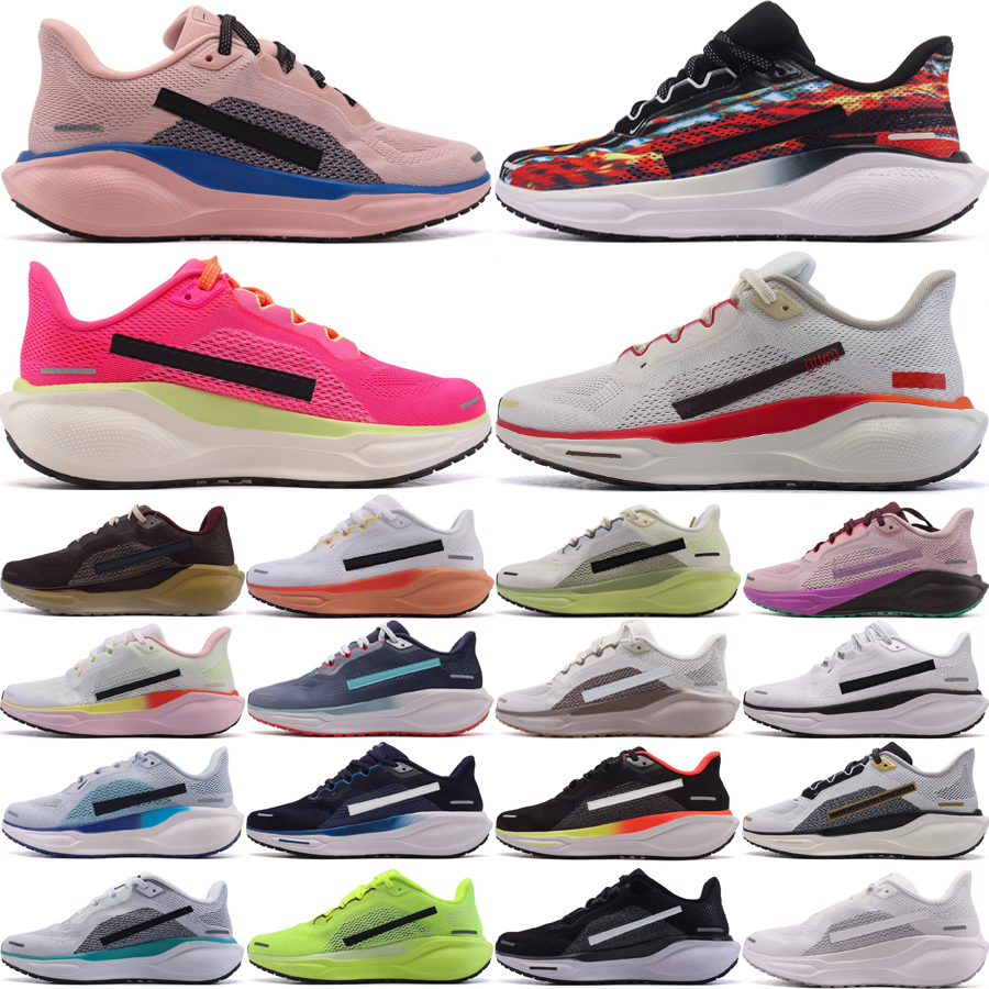 Top Men Women Running Shoes Pegasuses 41 Designer Trainers Pure Platinum White Barely Volt Metallic Gold Electric Pack Outdoor Sneakers Size 36-45