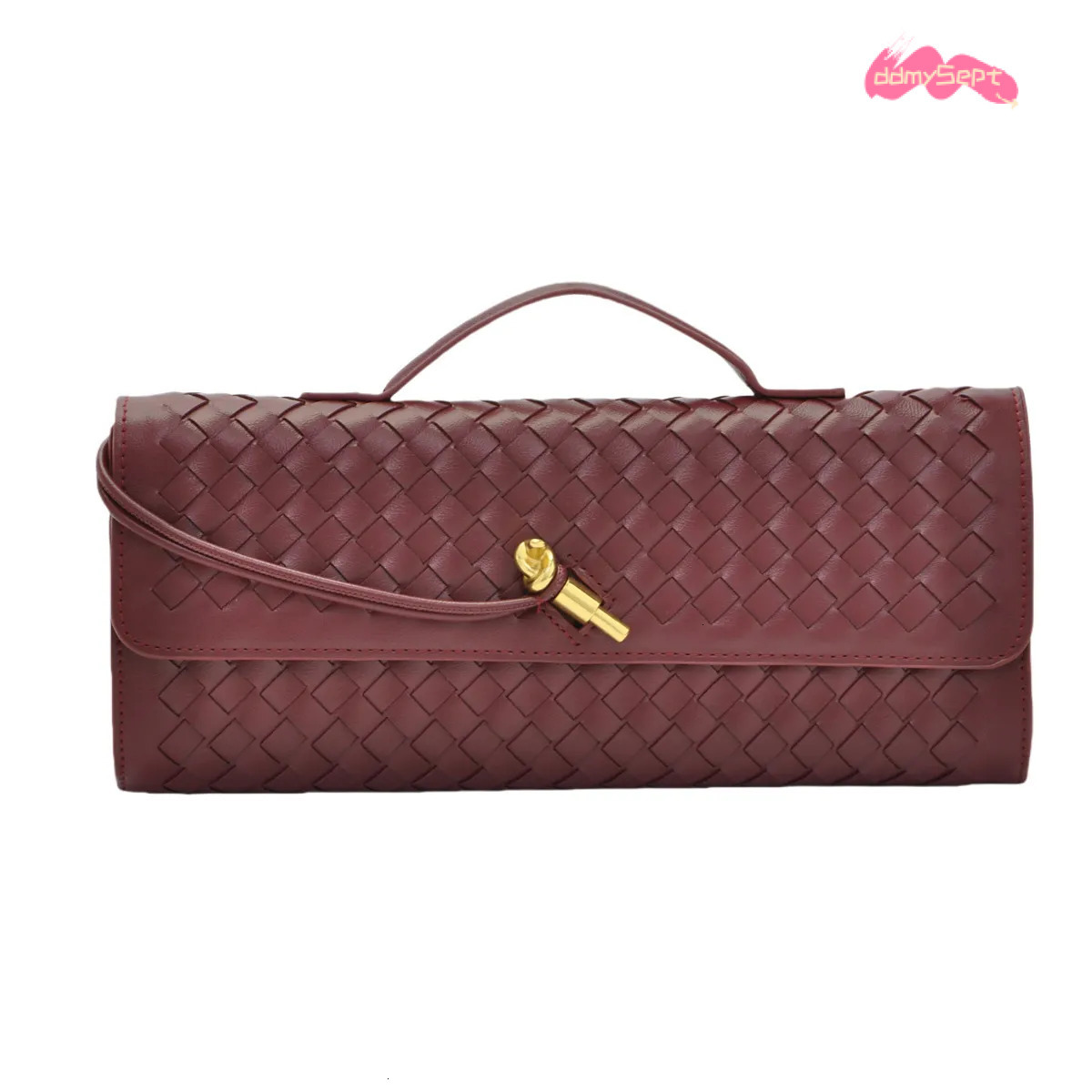 Handmade Leather Cross Body Handbag, Solid Color Square Shoulder Bag for Women, Everyday Use ddmysept