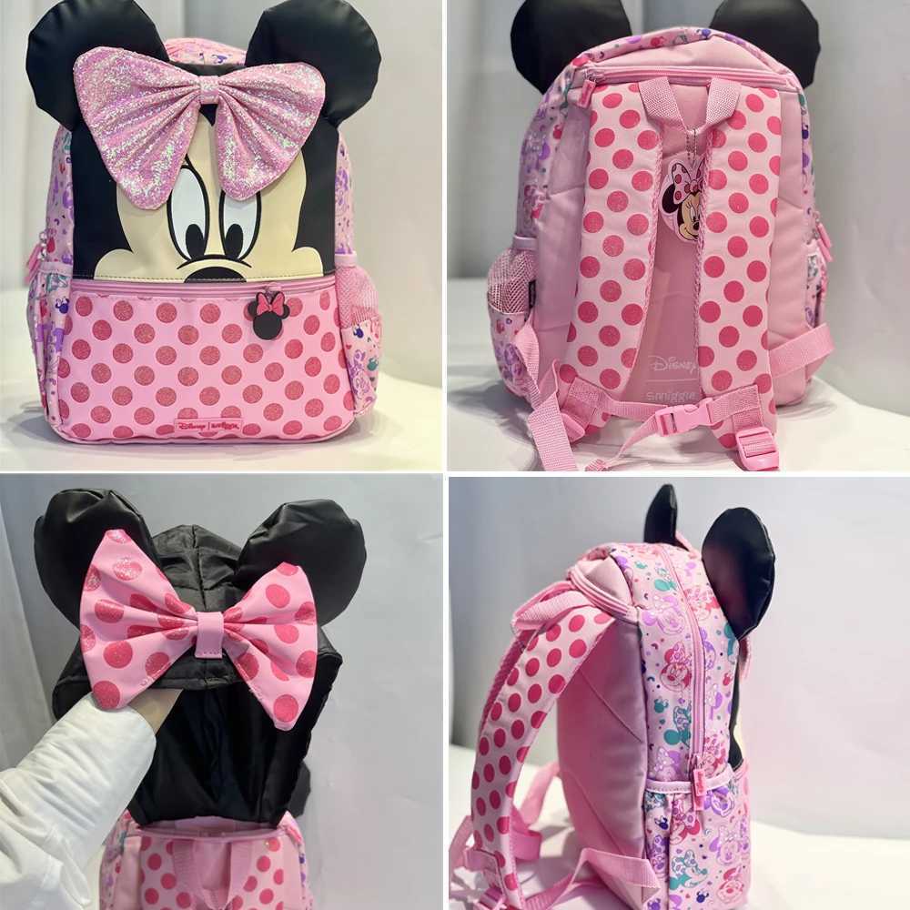Disney Mini Disney Cartoon Girl Backpack Smiggle Childrens Backpack Large Capacity Hot Selling Backpack Childrens Gift Lunch BagXJ250422