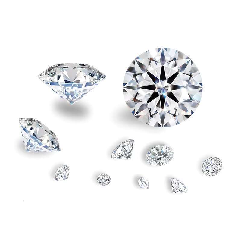 Hot Sale Wholesale Lab Diamond 1CT 0.5CT Round Brilliant Cut VVS VS IGI Certified HPHT CVD Lab Grown Diamond