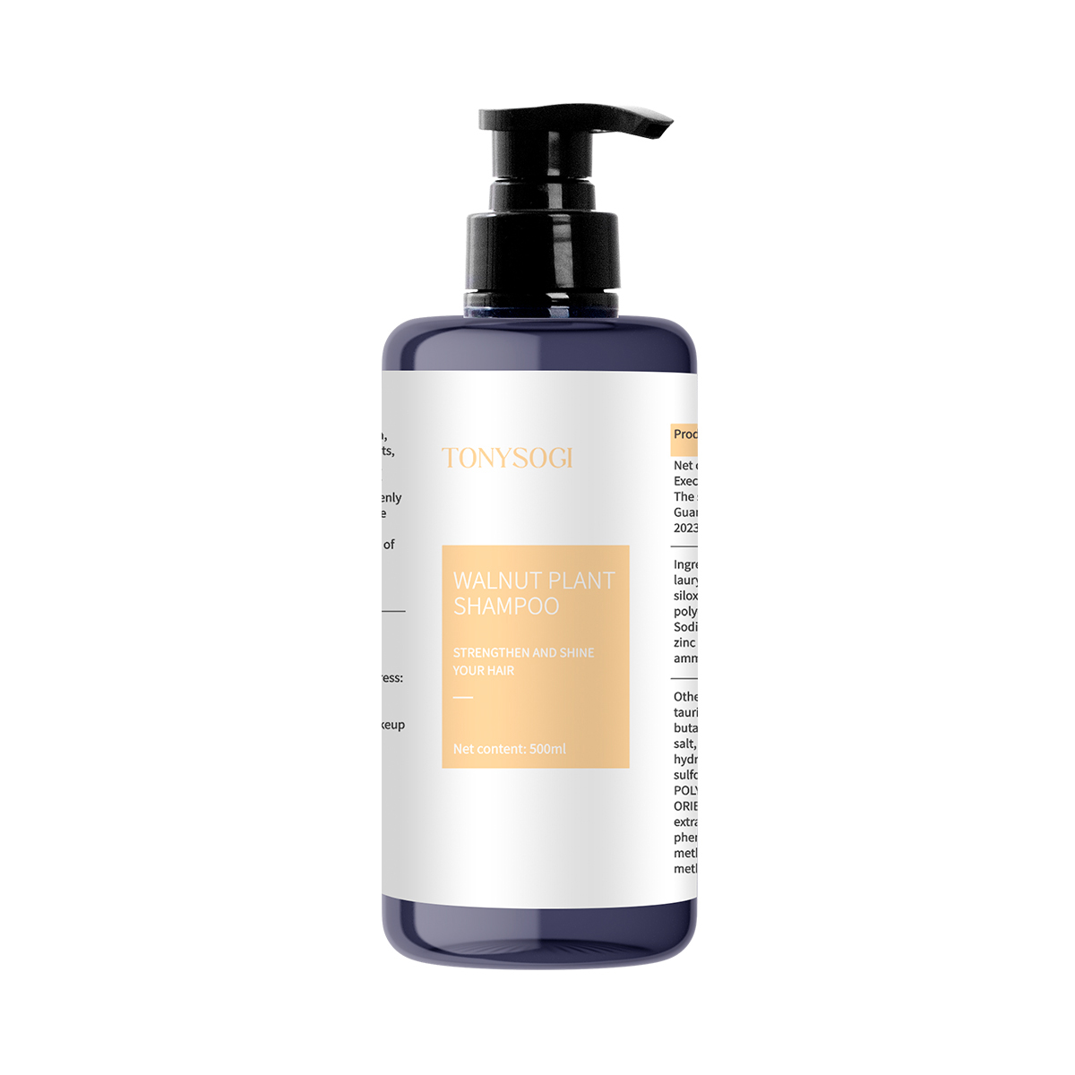 Premium Organic Ingredients TONYSOGI Walnut Extracts Conditioner & Clarifying Shampoo Combo Set | Environmentally-Conscious Personal Grooming Ess