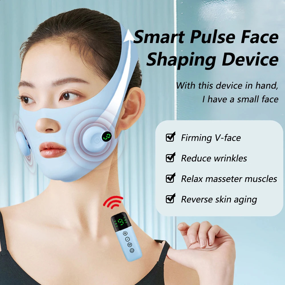 Electric V Face Facial Massager Facial Contouring Beauty Device EMS Microcurrent Skin Slimming Chin Shaping Massager 250418