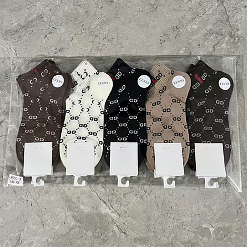 Sports Sweat Men's Socks Designer Absorbent Summer Breathable Soft Comfortable Sport Style Letter Printed One Sizes