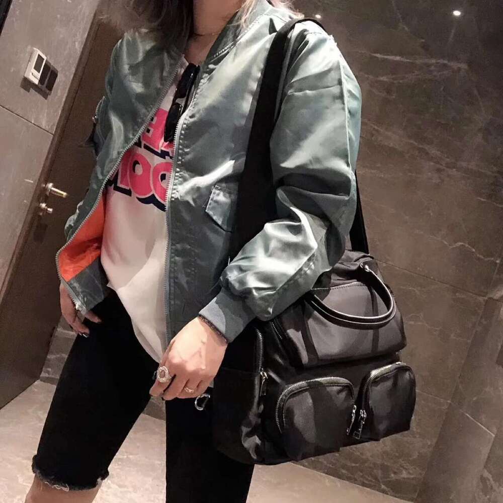 Korean Style High-End Nylon With Multiple Pockets Versatile Fashionable Travel Backpack And Casual Bag