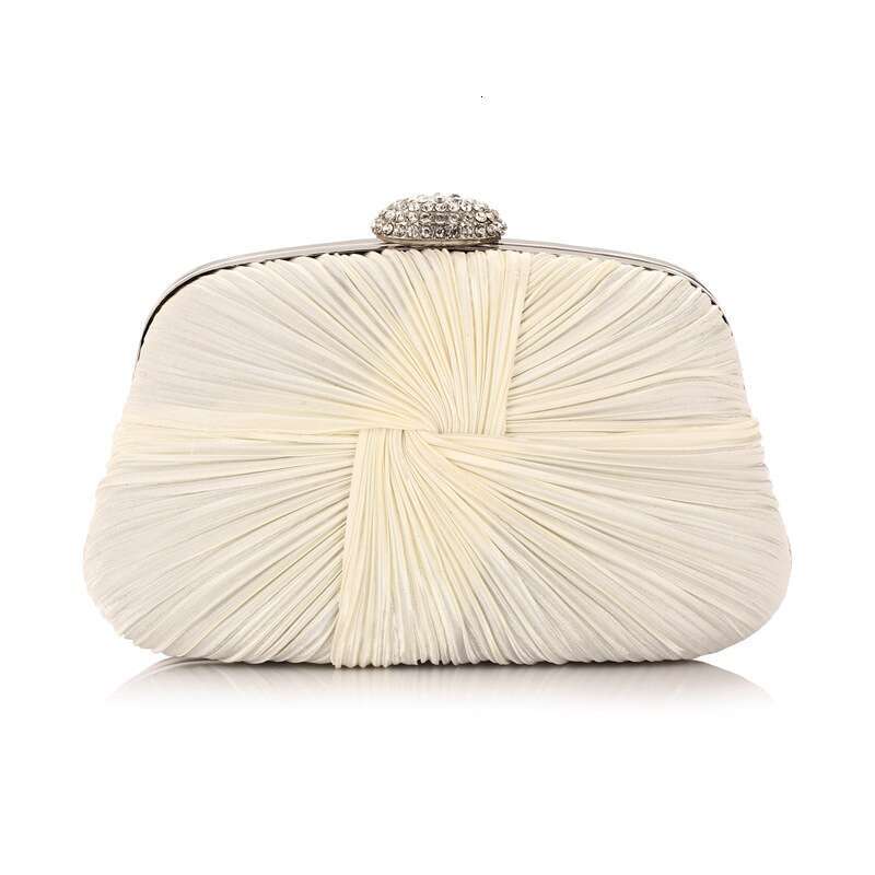 Trendy New Dinner Handheld Women's Bag Folded Weave Banquet Handbag 3039