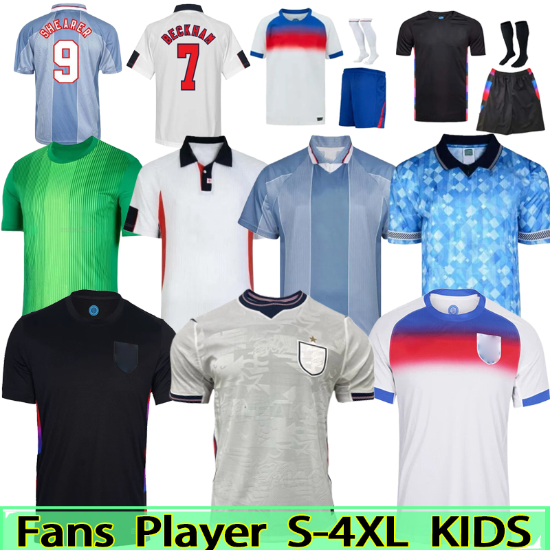 2026 EnglANds Soccer jerseys 2026 world cup Player Fans KANE SAKA BELLINGHAM MOUNT Palmer FODEN Football Shirts Men kids Women player fans Kits set Retro jersey 4XL