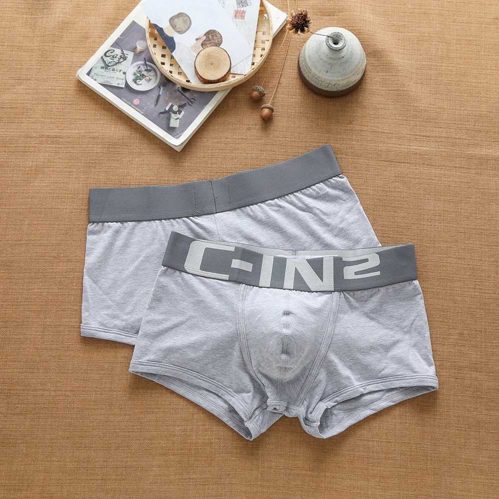 Mens comfortable and breathable cotton boxing underwear letter underwear sexy underwear personalized fashion brand trend Z250422