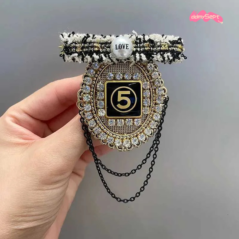 Crystal Pearl Pin Women - Elegant Camellia Flower Tassel Brooch for Backpacks & Jackets ddmysept