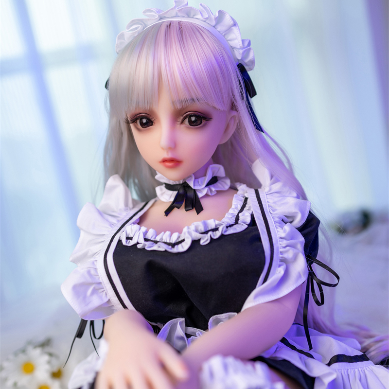 85CM Luxury Anime Doll TPE Silicone Body Poseable Figure with 3 Wigs Removable Head Metal Skeleton for Collectors