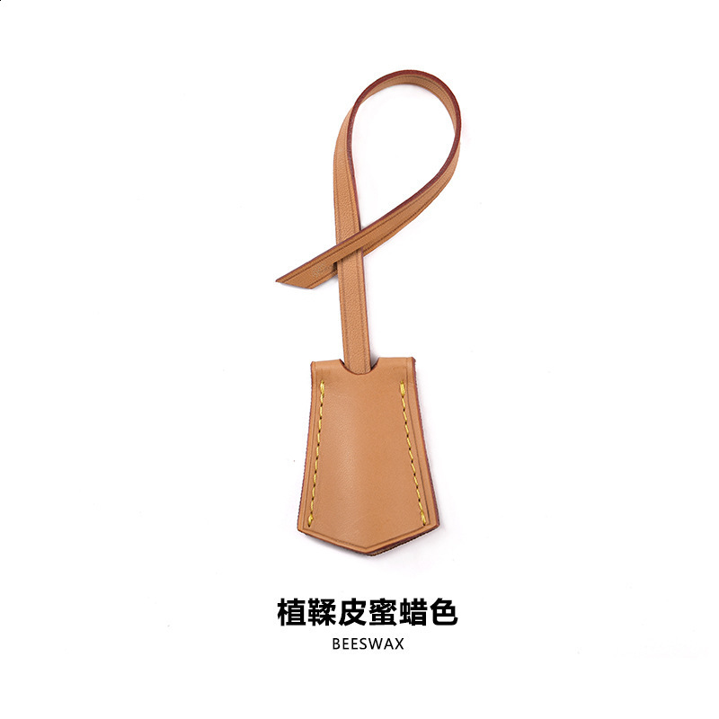 Key Bell Cover Initial Stamp Leather Label For Lady Handbag Women Bag 4 Color 250221