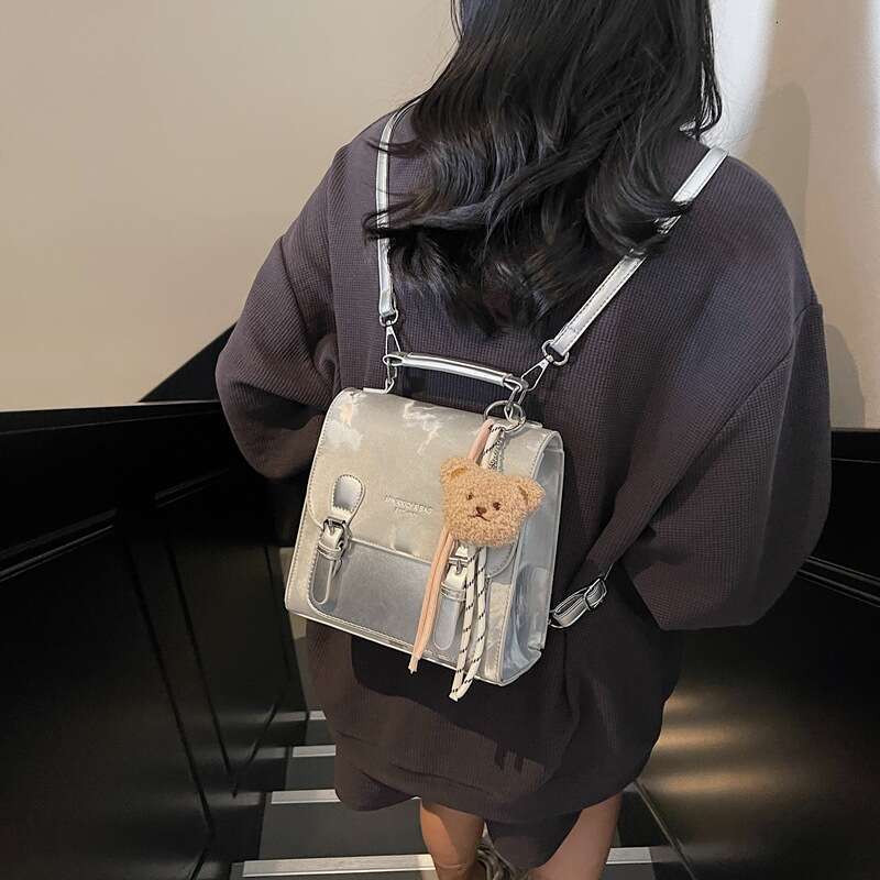 College Style Yuezi for Women 2025 New Trendy Fashion Simple Student Backpack Versatile Leisure Travel Bag