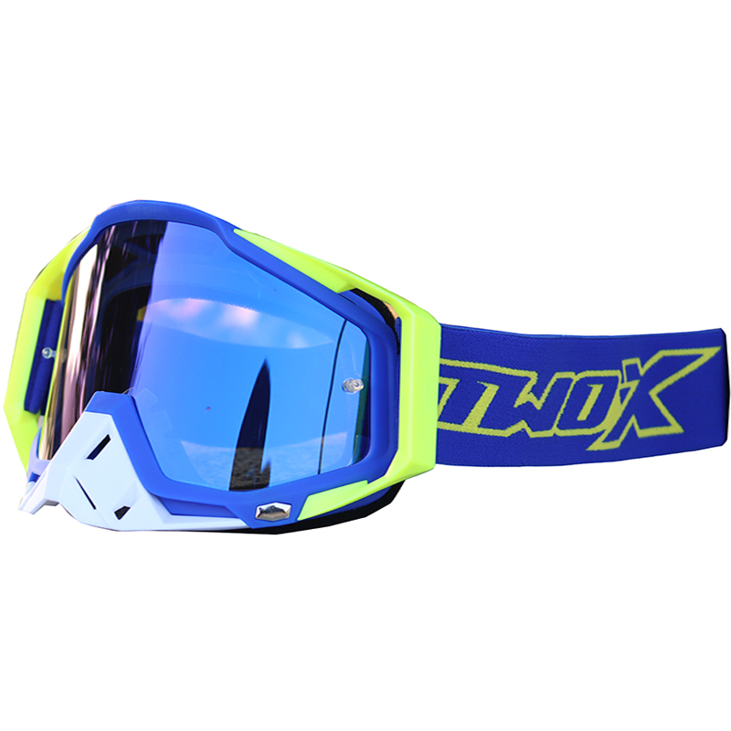 TWO-X Motorcycle Glasses Goggles Helmet MX Moto Dirt Bike ATV Ski Outdoor Sports Glass Scooter Goggles Mask