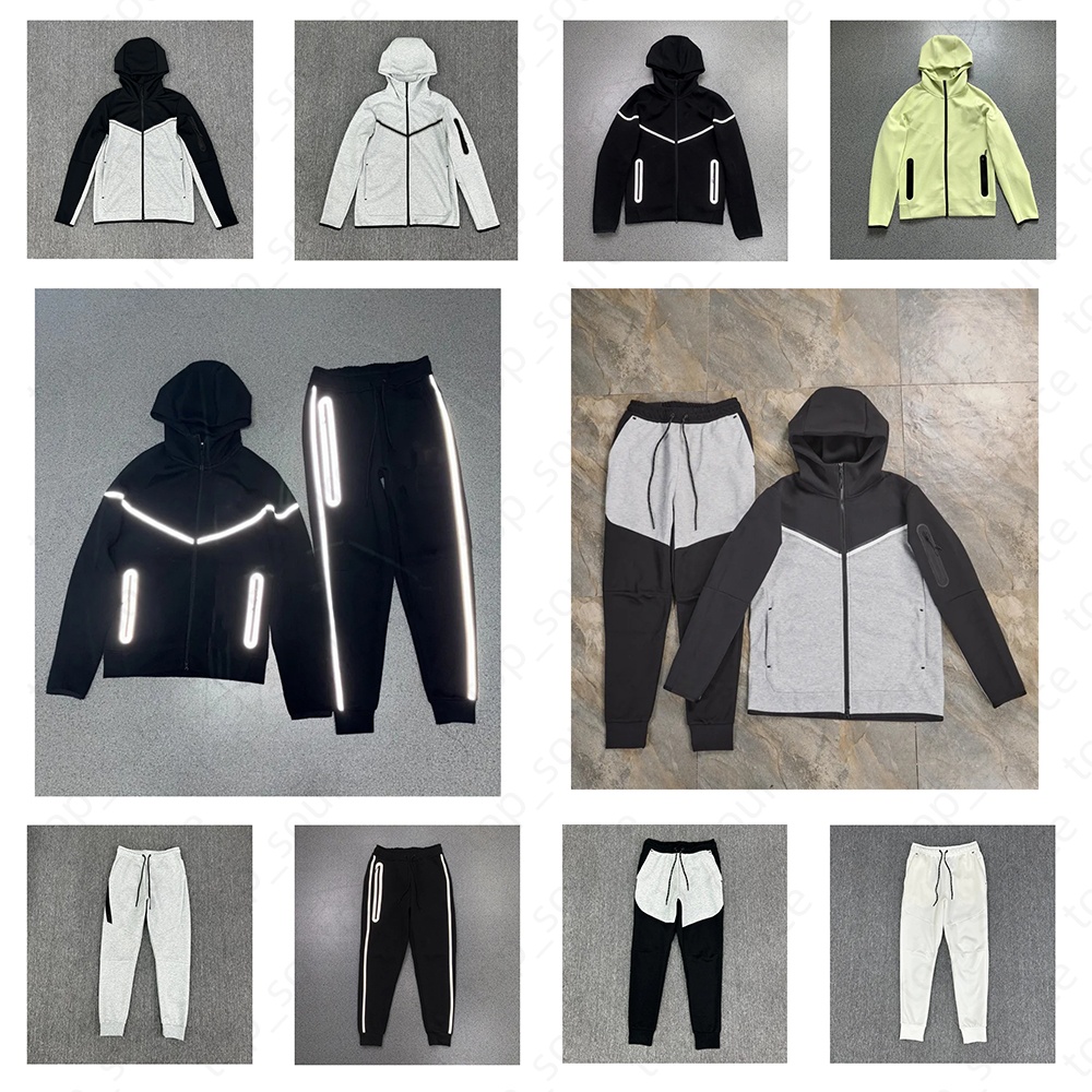 Designer Mens Tracksuits tech fleece Men Hoodies pant sports Pants Jogger suits zipper Thick sportswear sportsuit mens coats winter coat techfleece Man Joggers