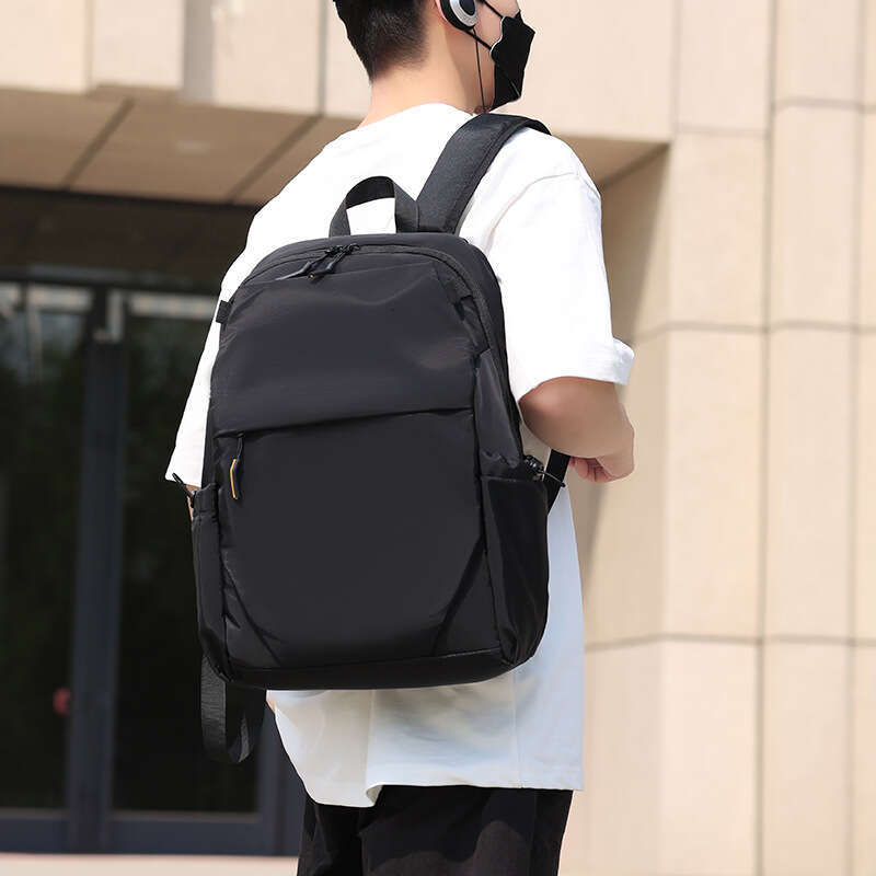 Business membrane backpack for men, new large capacity leisure commuting backpack, student storage, dirt resistant computer bag