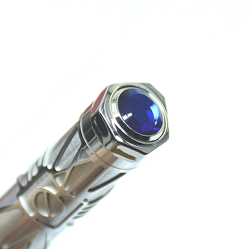 Wholesale AAA High Quality Dwe74 Santos-Dumont Metal Ballpoint Pen Special Reliefs Design Office School Writing Ball Pens With Serial Number