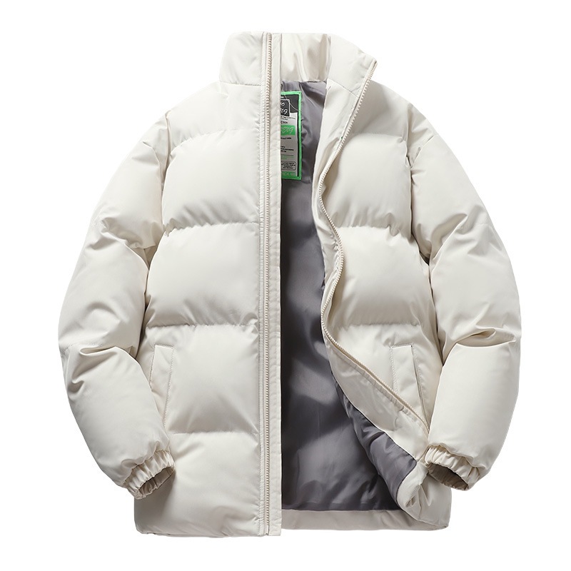 Men's & Women Winter Cotton Padded Jacket Trendy Hong Kong Style Thickened Down Cotton Coat Couple's Fashion Outerwear