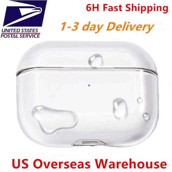USA Stock For Apple AirPods 4 pro 2 3rd airpod earphones 3 Solid Silicone Cute Protective Headphone Cover Apple Wireless Charging Box Shockproof 3nd 2nd 2025 Case