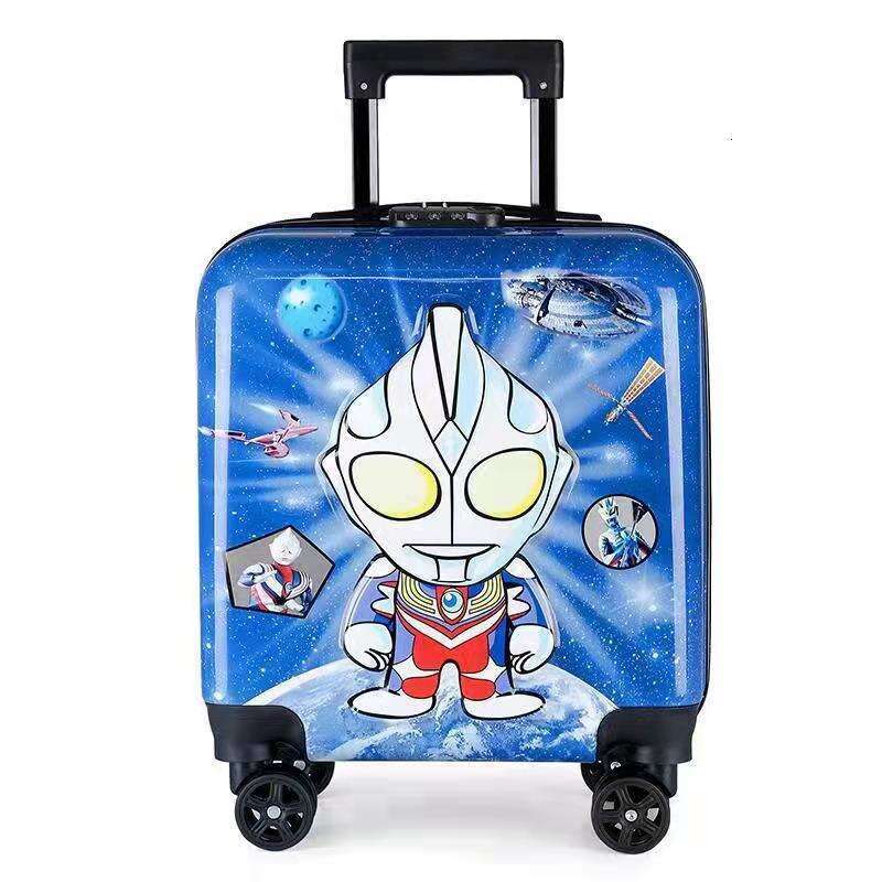 New Cartoon Children's Trolley Case for Boys and Girls, No Check in Password Box, 18 inch, 20 inch Boarding Travel Box