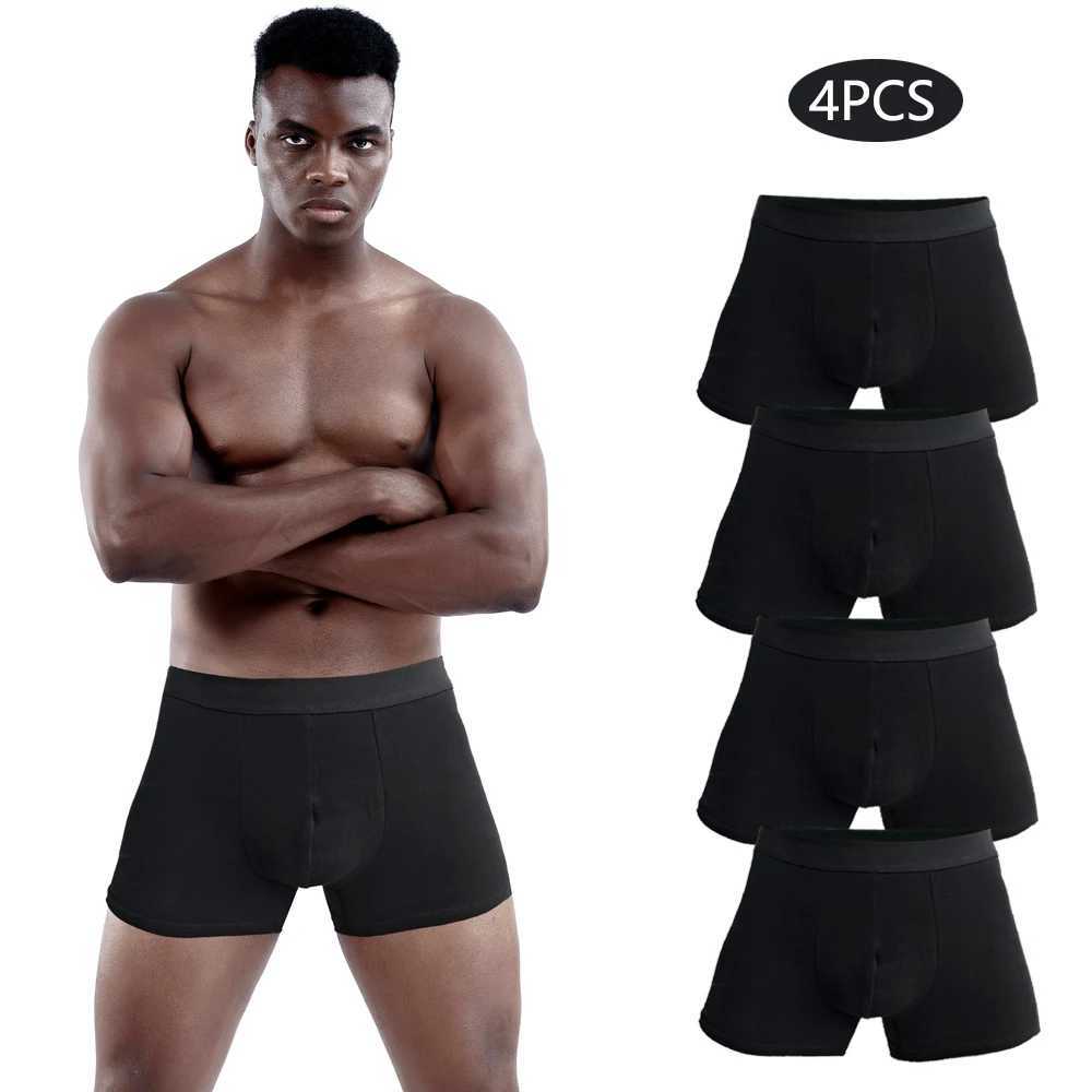 4 pieces of mens underwear sexy boxer mens high-quality mens underwear cotton boxer shorts mens underwear Z250422