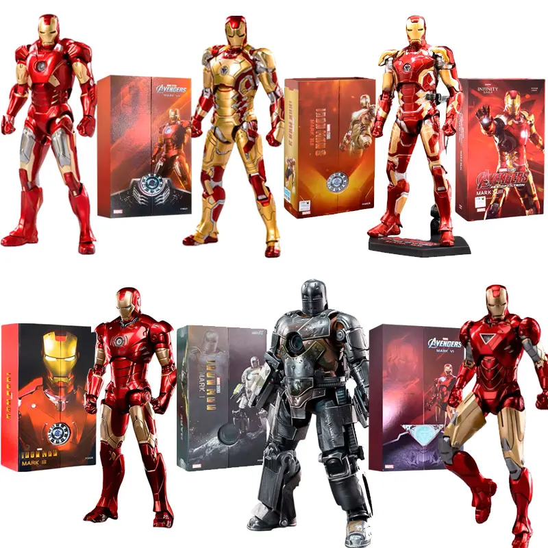 Authentic authorization ZD Original Iron Man Legends Mk42 War Machine MK1 MK2 MK3 MK4 MK5 MK6 MK7 Spider Man Avengers Infinity War Action Figure