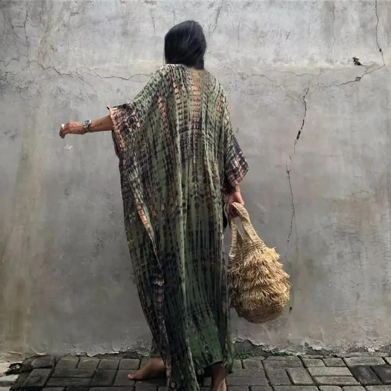 Womens beach wear long cover Kaftan casual dress swimsuit Ups 250415Z