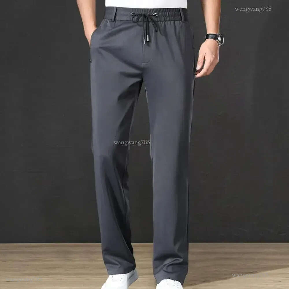 Men Golf Pants Straight High Elastic Summer Casual Pants Outdoor Sports Pants Golf Clothing Men's Golf Trousers