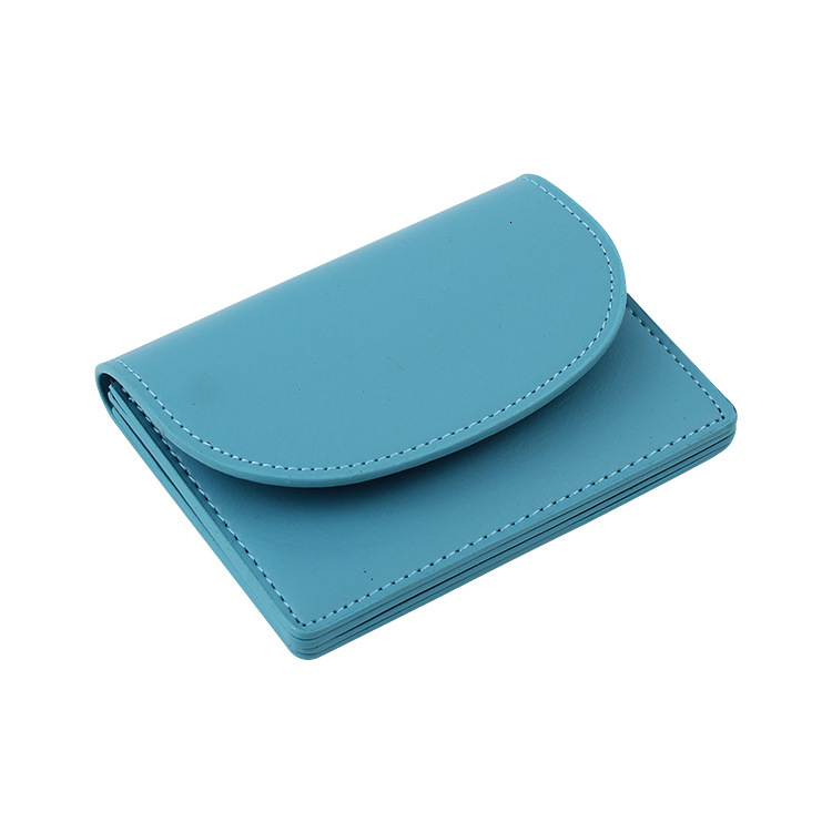 Designer Wallet New Simple Solid Color Flip Change Magnetic Buckle Double Union Travel Business Card Storage Bag Luxury Wallet Key Pouch