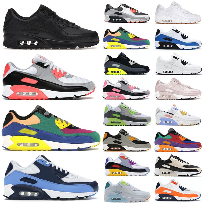 Men Sneakers classic 90s Running Shoes women Sports trainers Leather Triple Black white Reverse Laser Blue Infrared City Pack wheat Designer mens womens Sneaker