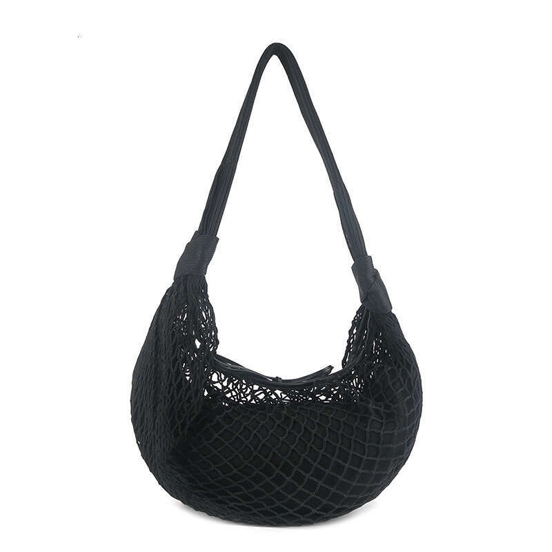 Ins Style Resort Beach Bag Spring Summer New Hollow Weaving Large Capacity Tote Bag Niche Design Seaside Vacation Style Beach Horn Bag KQ