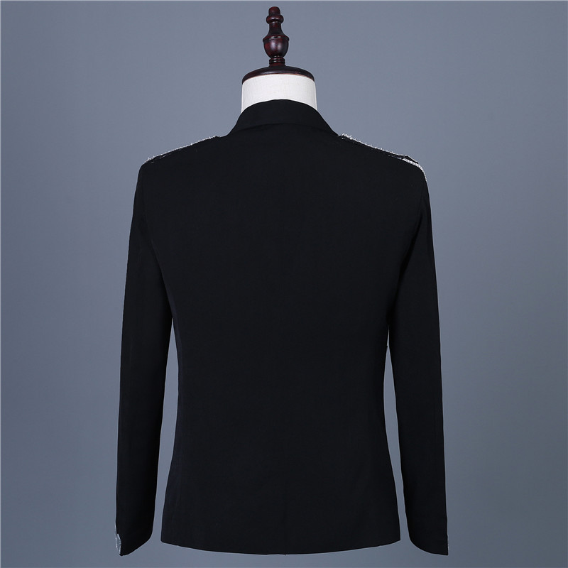 Stylish Studio Performance Dress Elegant Men's Tailored Suit Jacket