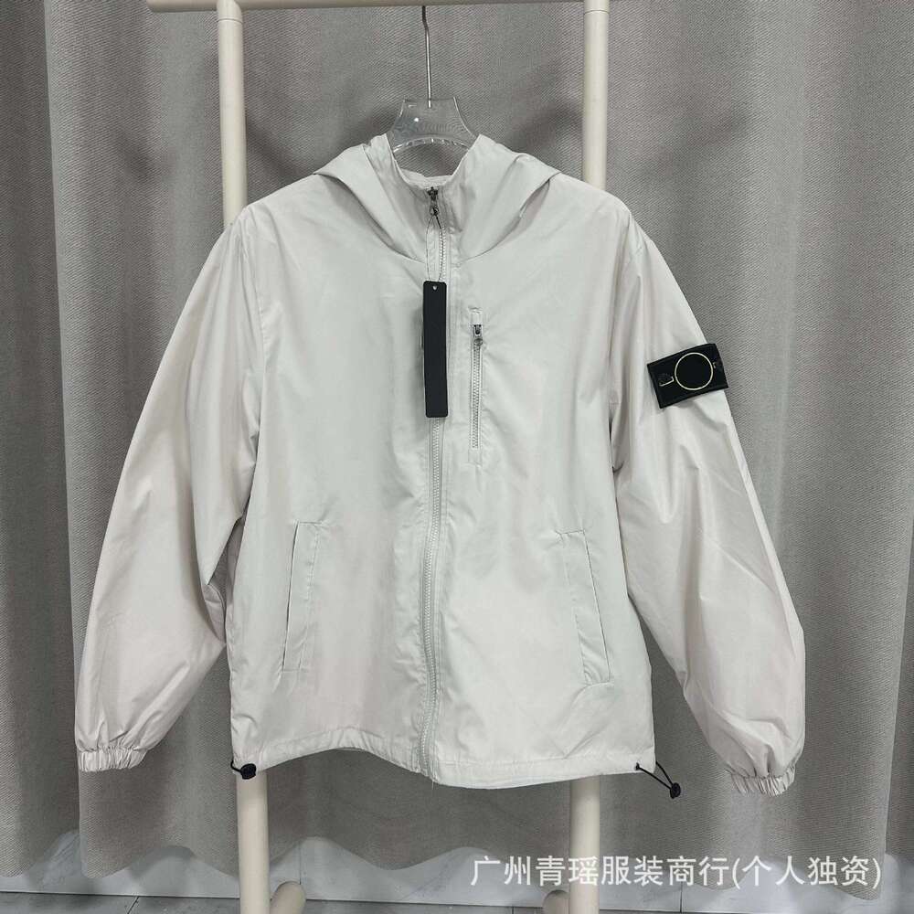 Cross-Border ST Stone Armband Badge Hooded Jacket Coat Unisex European designer clothing and Men's hoodie American Trendy Export