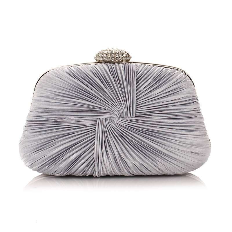 Trendy New Dinner Handheld Women's Bag Folded Weave Banquet Handbag 3039