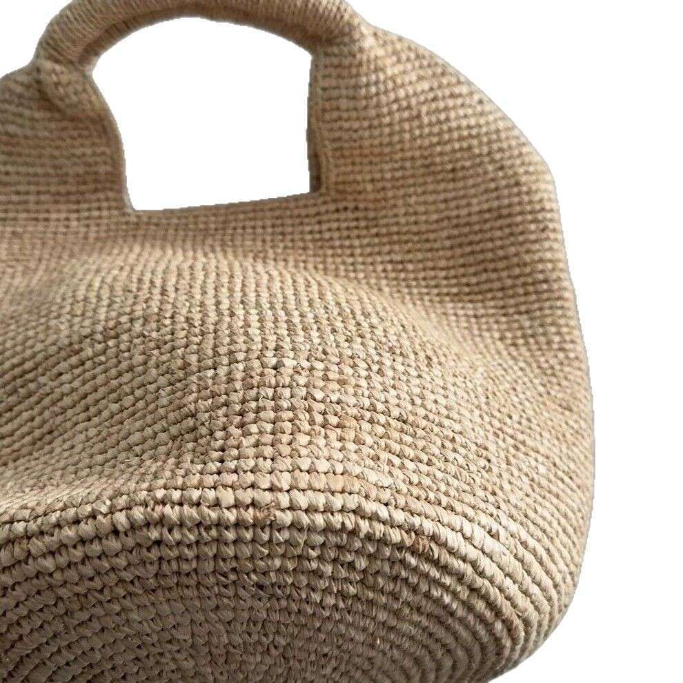 Ins Style Resort Beach Bag Women S Summer Lafite Grass Woven Handbag Beach Vacation Bag Shoulder Bag KQ