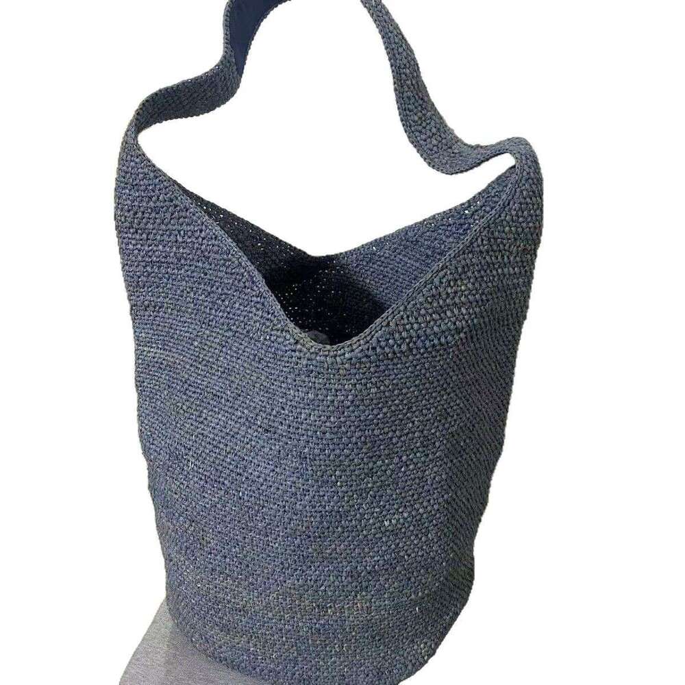 Ins Style Resort Beach Bag Summer Woven Bucket For Women Large Capacity Shoulder Bag Casual Fashionable Versatile Beach Vacation Tote Bag KQ4