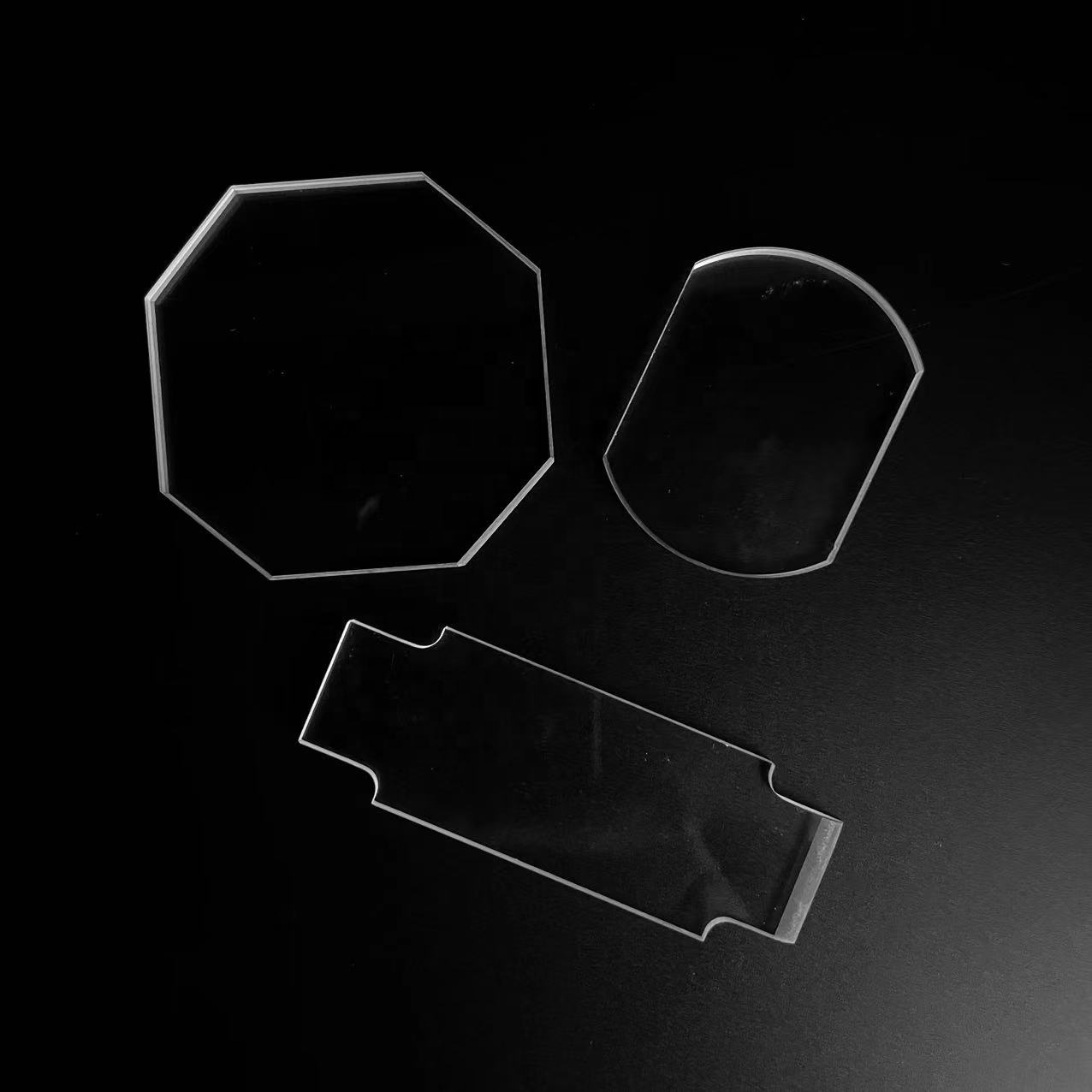 Professional Custom Rectangular JGS1 JGS2 JGS3 UV Quartz Square Plate Thin Quartz Sheet for Laboratory